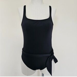 La Blanca Rod Beattie Black One Piece Scoop Back Bathing Suit Swimsuit